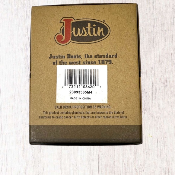 Justin Boots Needlepoint Card Wallet With Money Clip - Picture 5 of 5